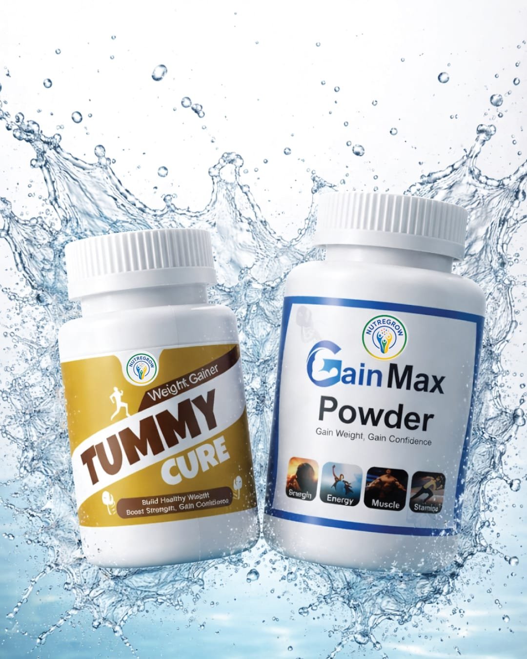 Gain Max Powder + Tummy Cure (Weight Gain Combo)